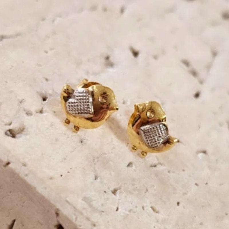 Brinco Passarinho com Aplique