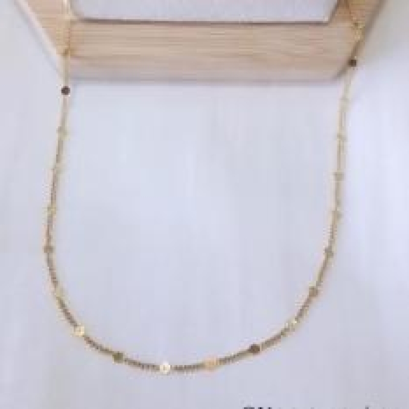 Choker Bolinha Chapada 40cm