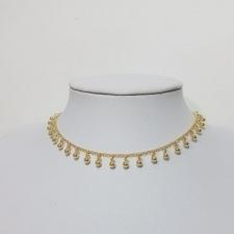 Choker Bolinhas Penduradas