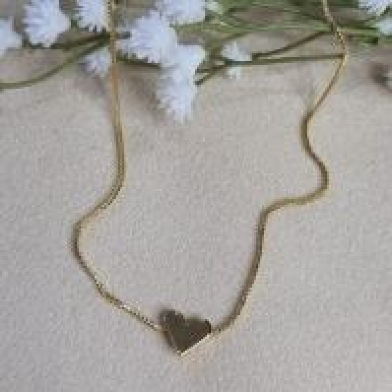 Choker Coração Central