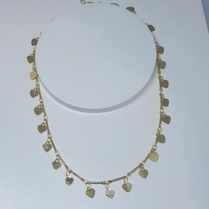Choker coração Tubinho