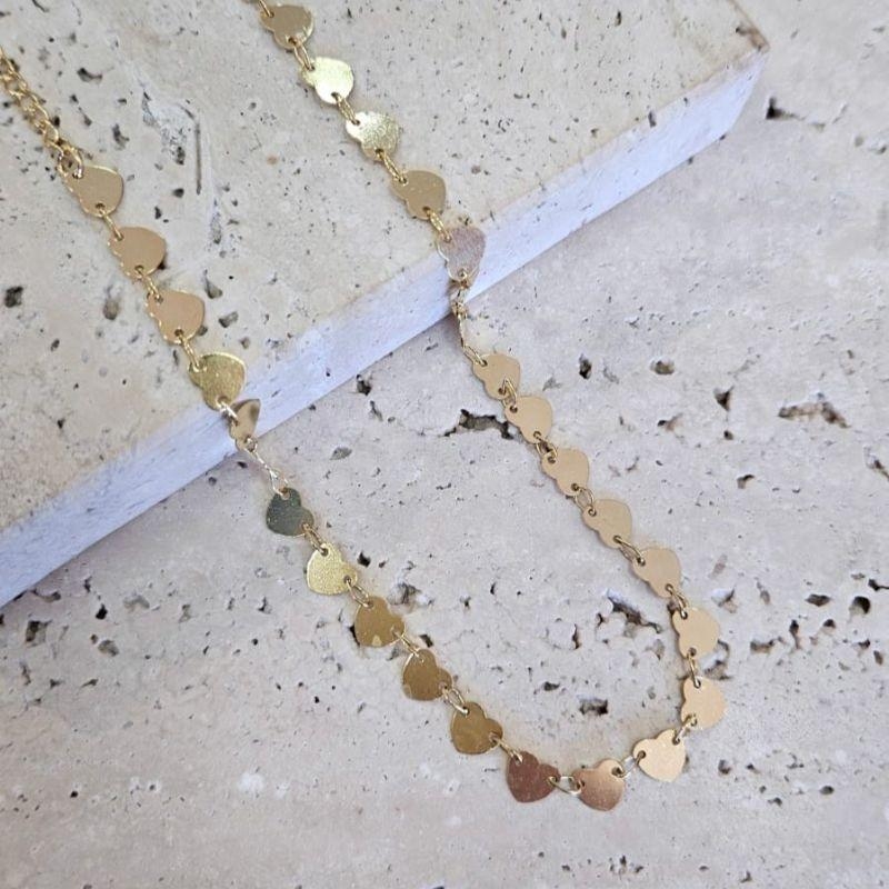 Choker Corações Chapinha
