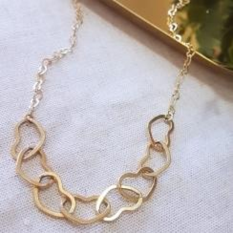 Choker Corações Vazados Gigante 