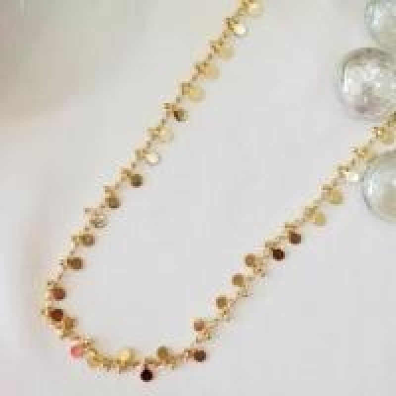 Choker Corrente com Bolinhas Amassadas