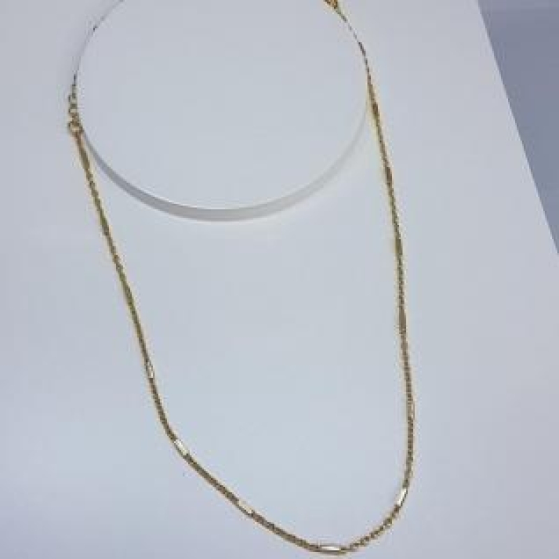 Choker Corrente com Tubinhos