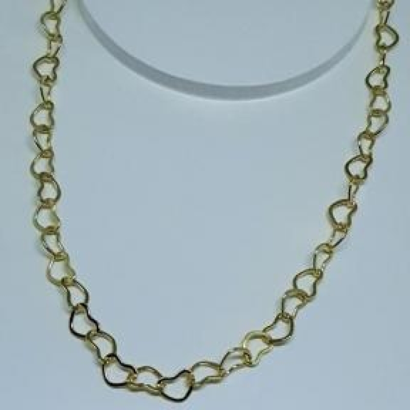 Choker Corrente de Coração Grande