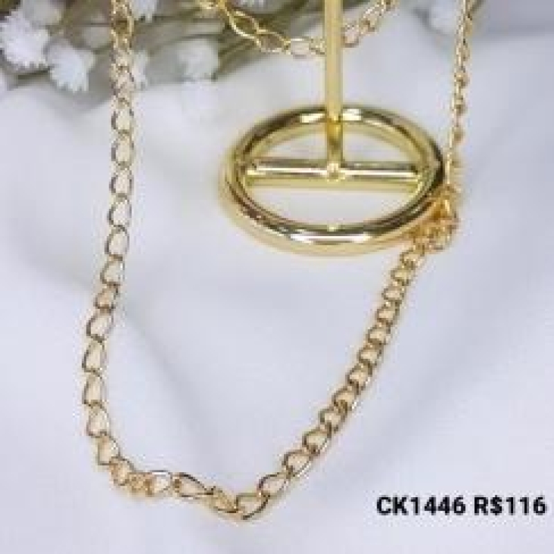 Choker Corrente Elo Alongado 