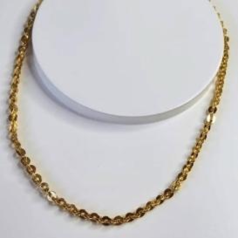 Choker Corrente Elos Redondos