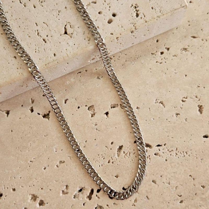 Choker Corrente Grumet Elo Trançado R