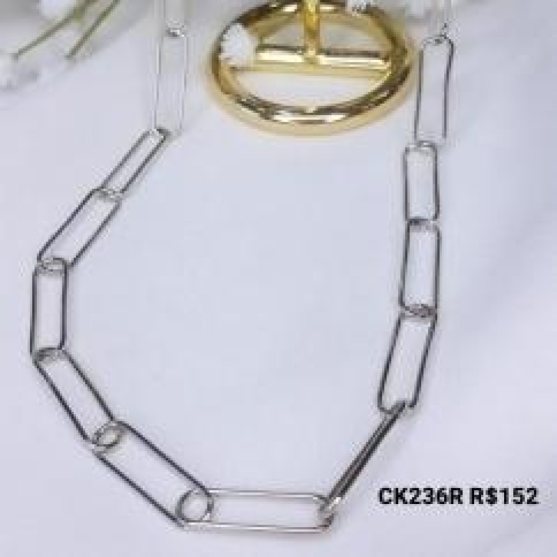 Choker Elo Oval Fino Grande R