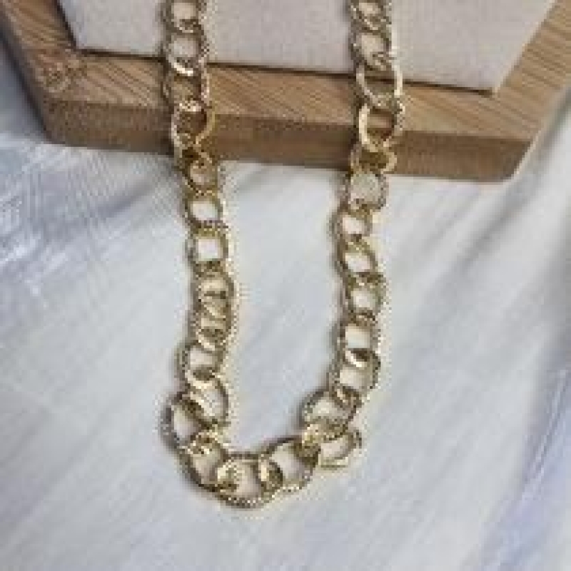 Choker Elos Redondos Craquelados