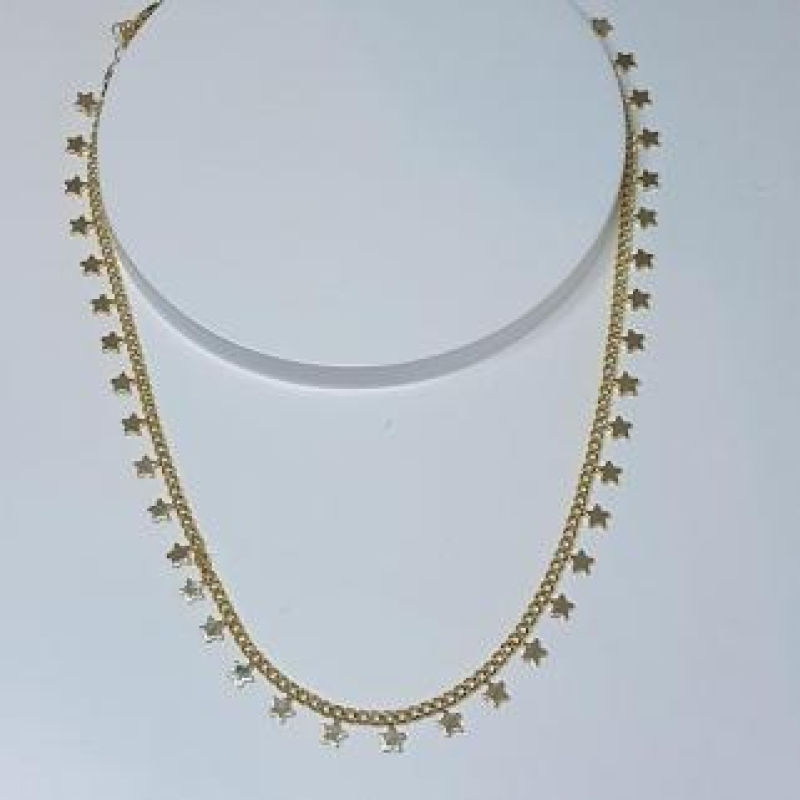 Choker Estrelas Soldadas 