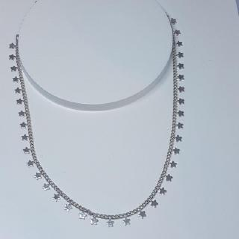 Choker Estrelas Soldadas R