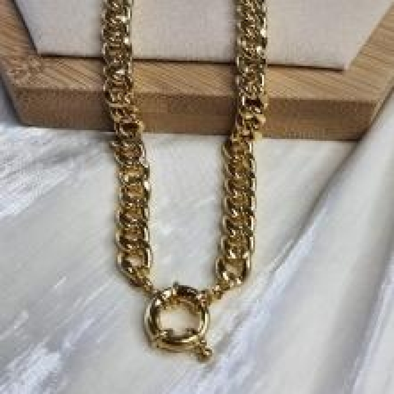 Choker Grumet com Fecho Bóia