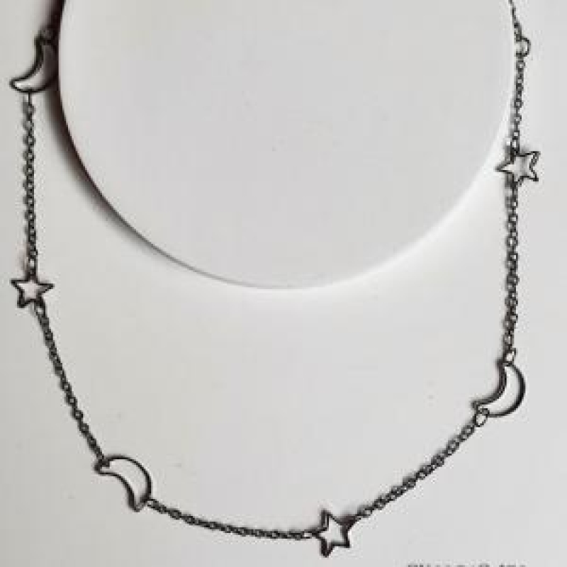 Choker Lua e Estrela Vazada 