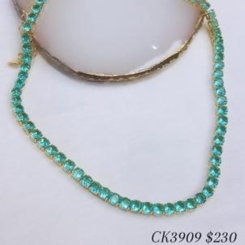 Choker Riveira Barriguinha Turquesa 