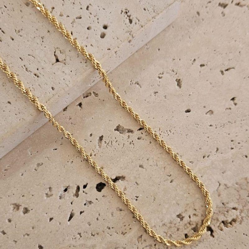 Corrente Cordão Baiano 3mm 50cm