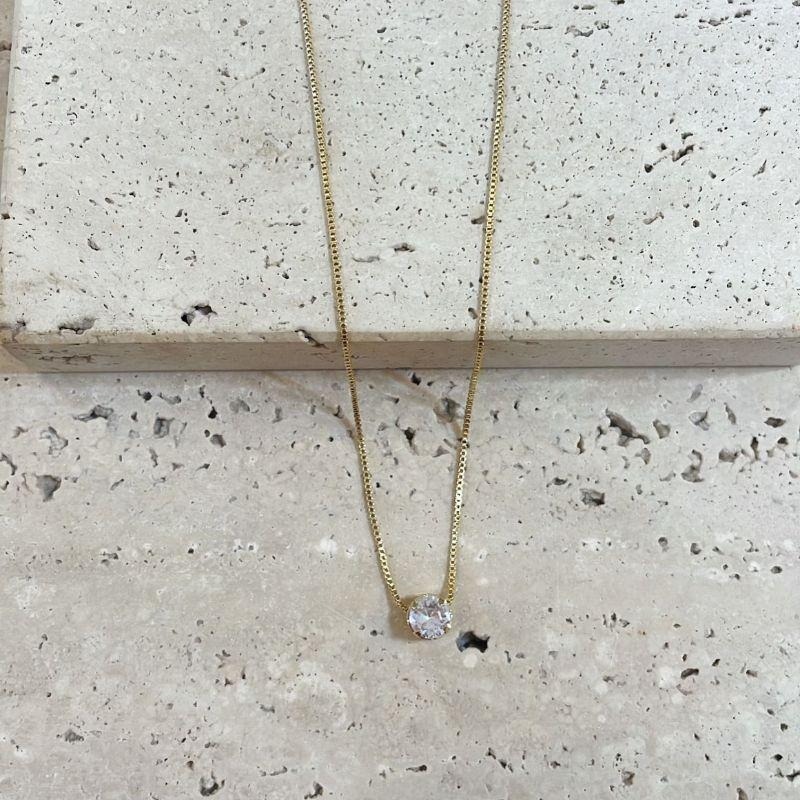 Gargantilha Ponto de Luz Medio 45cm