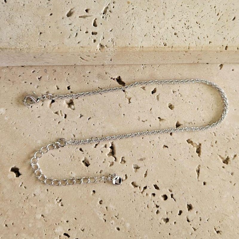 Pulseira Corrente Torcida 18cm