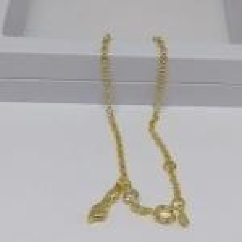 Pulseira Figa e Zirconia 15 cm