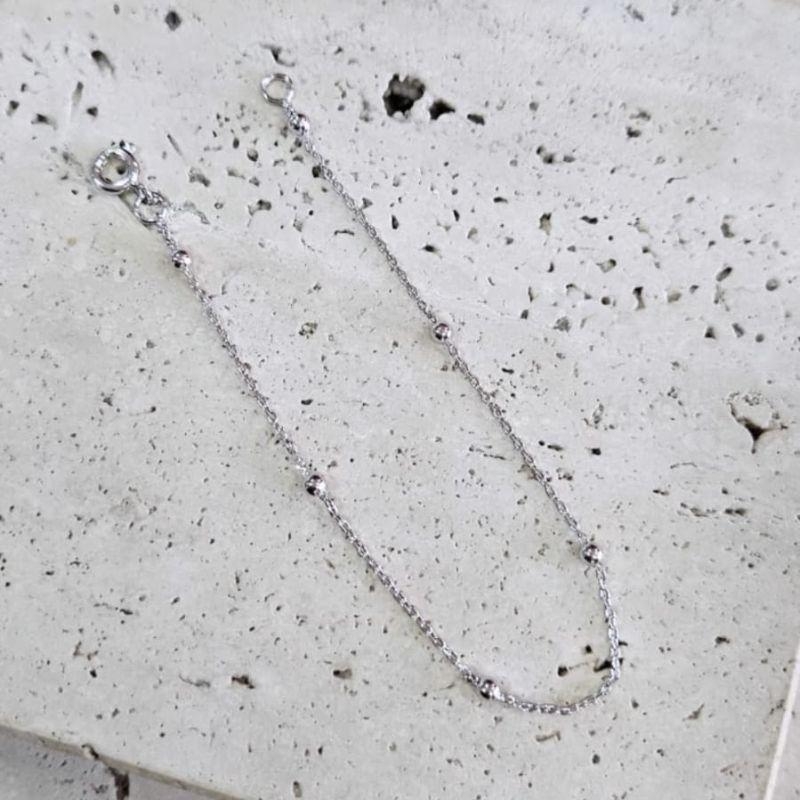 Pulseira Micro Bolinhas 18cm