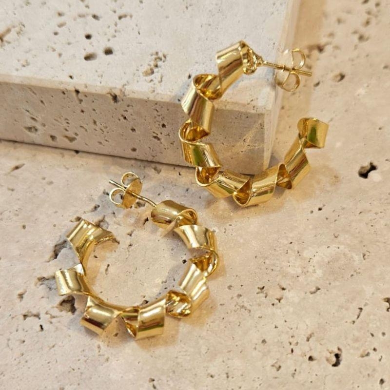 Brinco Argola Espiral