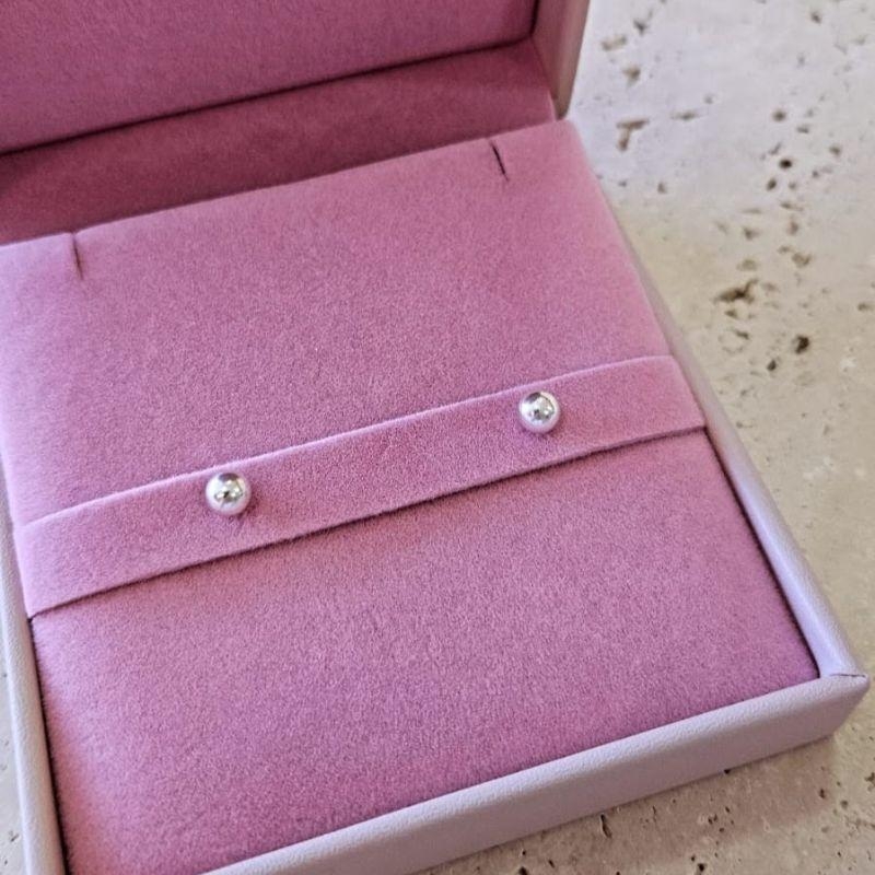 Brinco Bola Lisa 5mm Prata