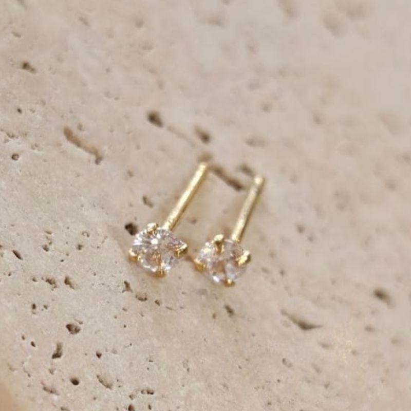 Brinco Ponto de Luz Redondo 3mm