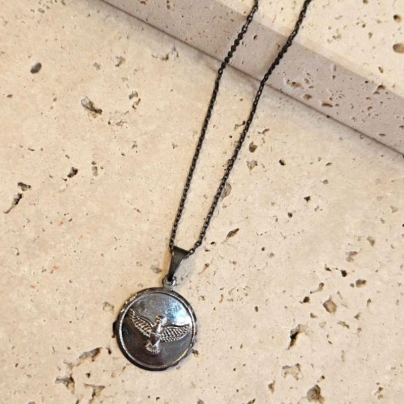 Colar Medalha Espirito Santo 60cm