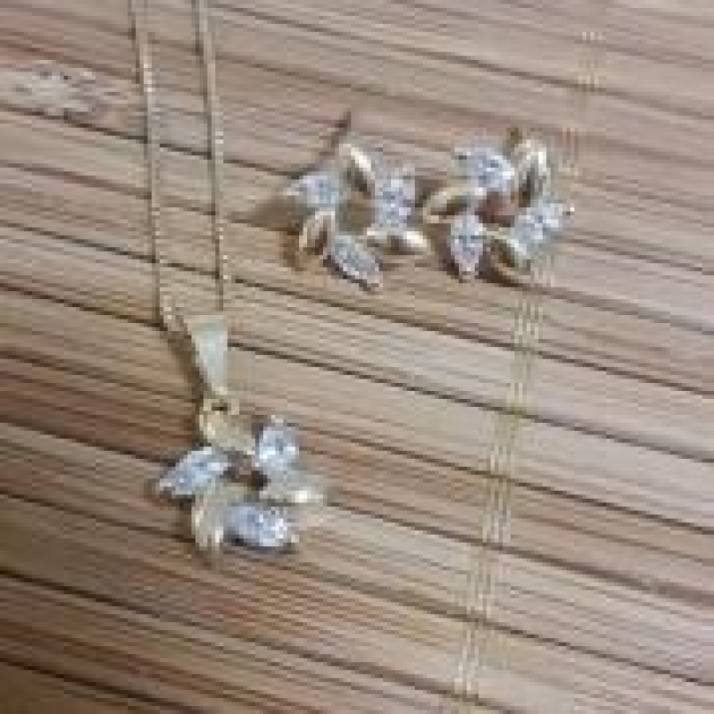 Conjunto Flor Navete 