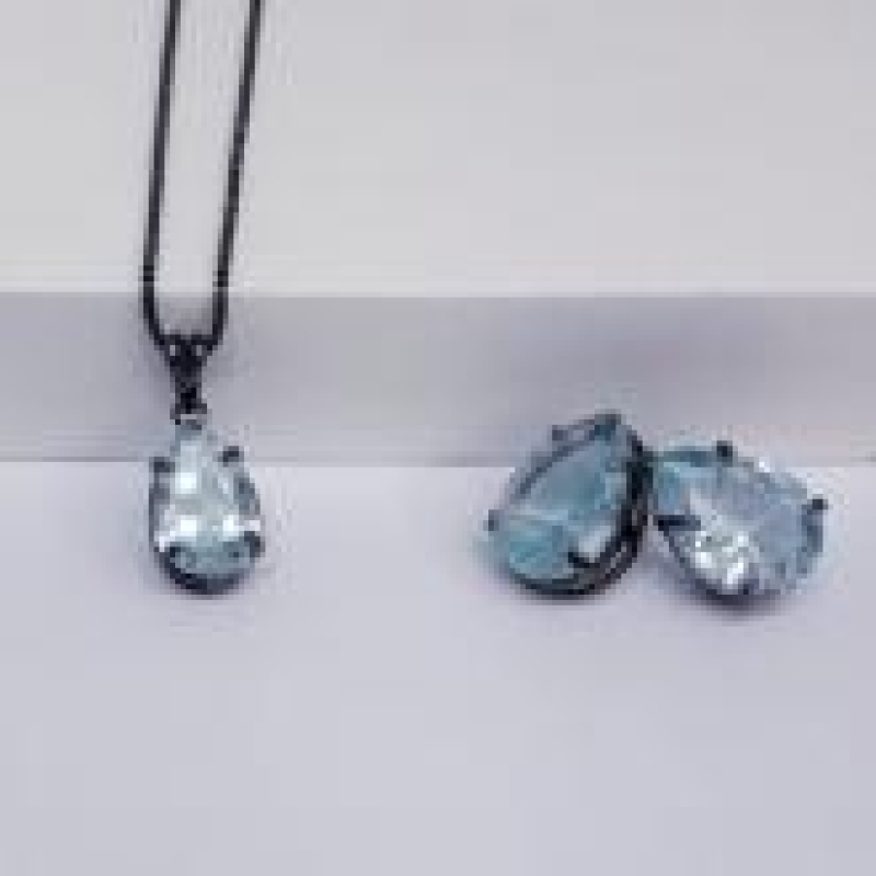 Conjunto Gota Azul Claro Fusion
