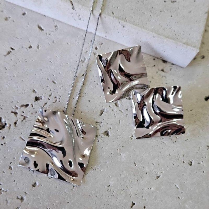 Conjunto Maxi Quadrado Orgânico 45cm