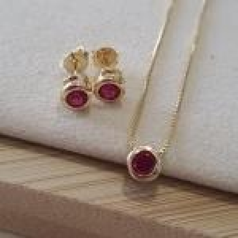 Conjunto Ponto De Luz Pink