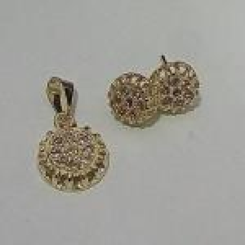 Conjunto Tampa Cravejado Zirconia