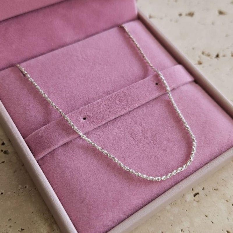 Cordão Baiano 1,3mm - 60cm Prata