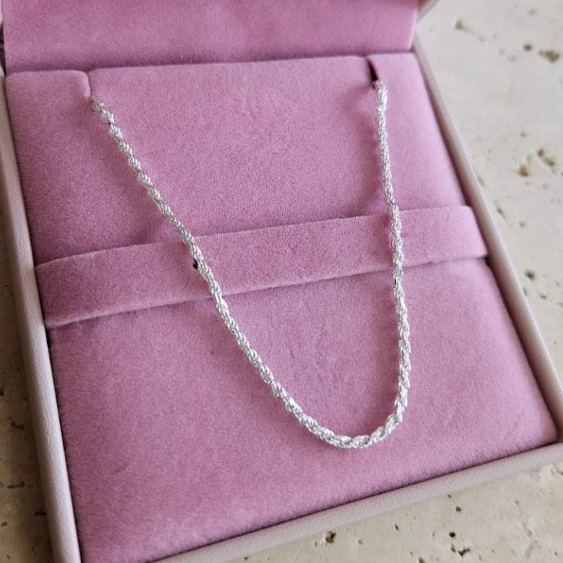 Cordão Baiano2,2mm - 50cm Prata