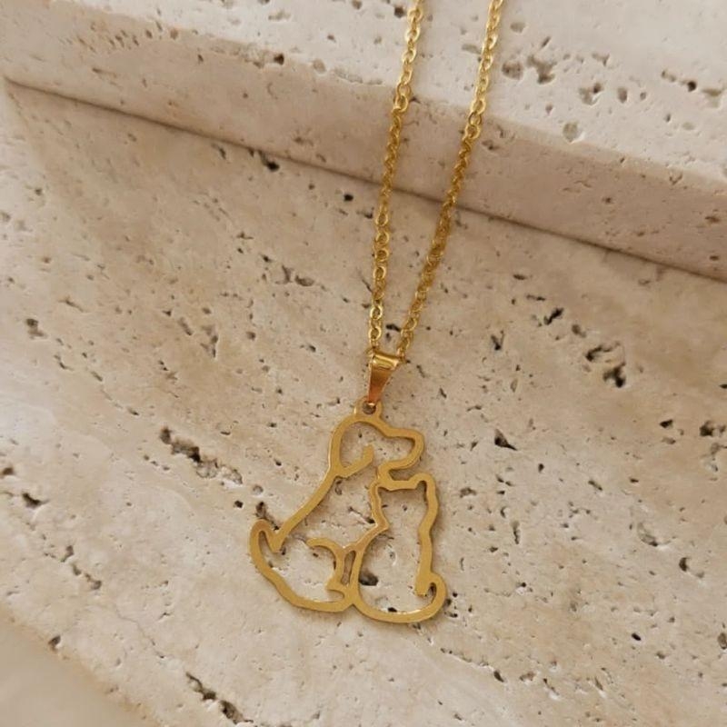 Gargantilha Cachorro/Gato Vazado 45cm