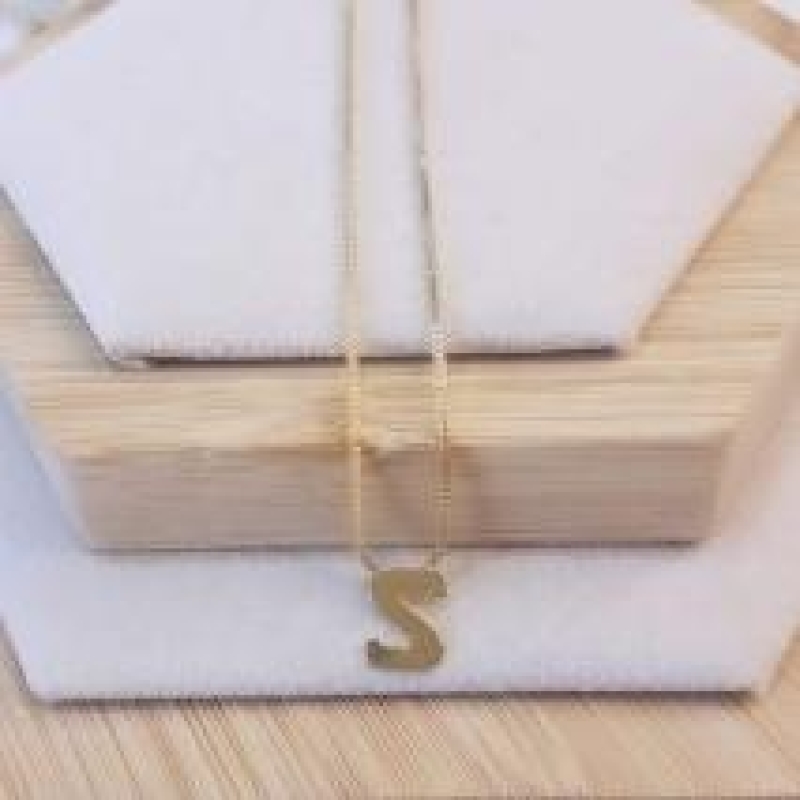 Gargantilha Letra S Mini