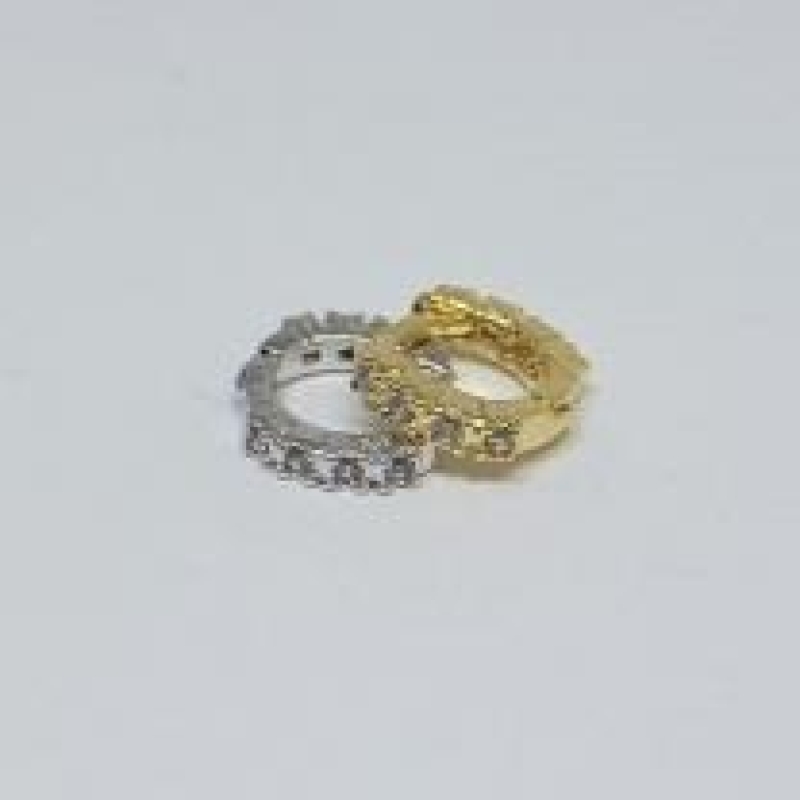 Piercing Argola Duplo 8 Pedras R