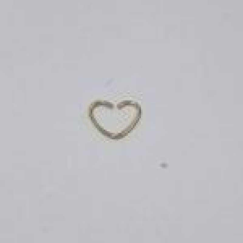 Piercing Argola Fina/Coração 