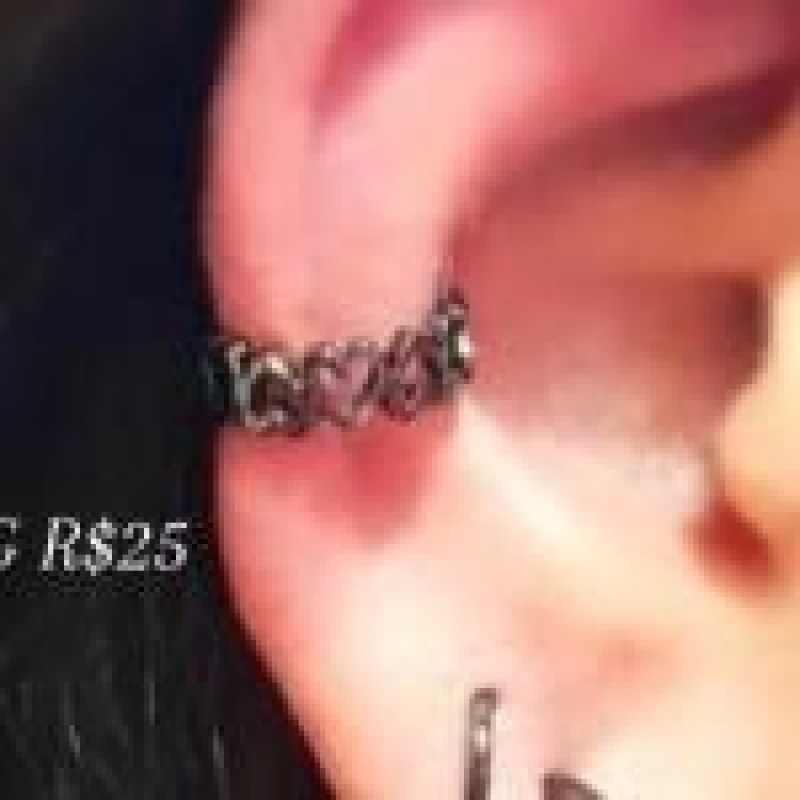 Piercing Corações Vazados 