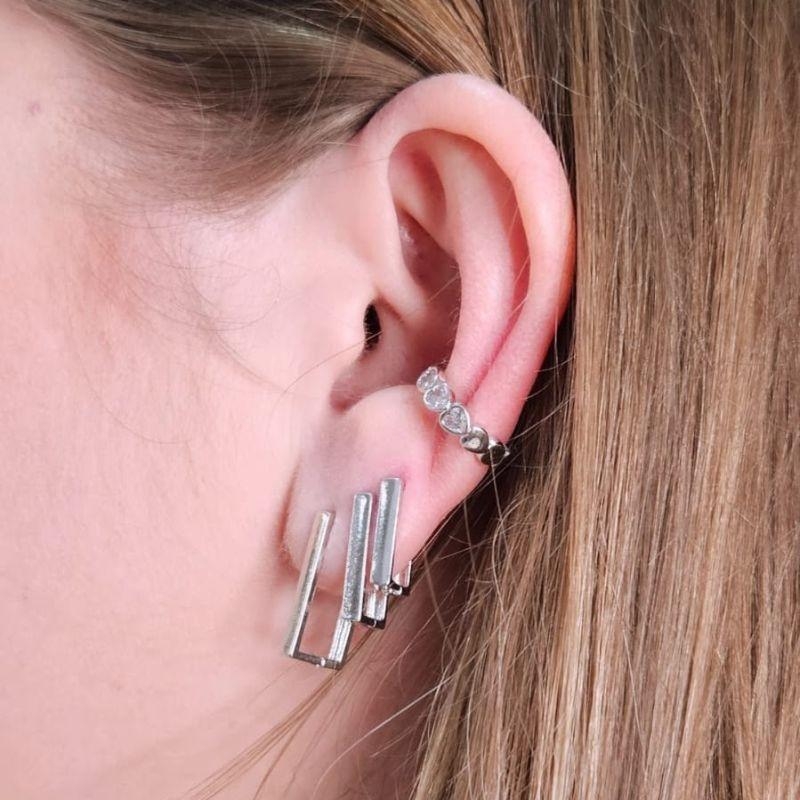 Piercing Corações Zirconia