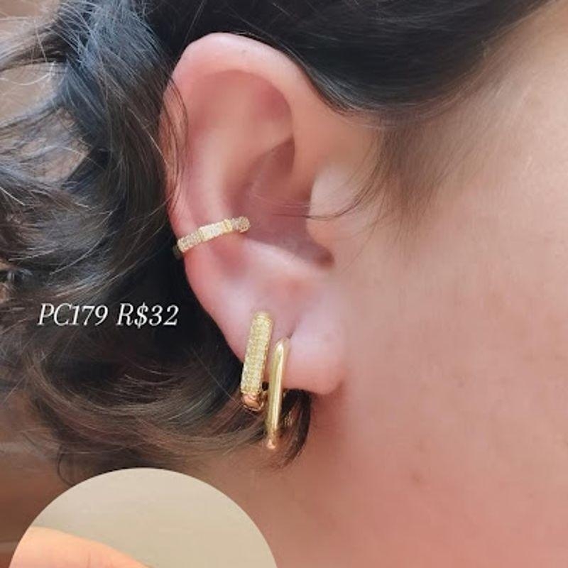 Piercing Escamas Cravejado