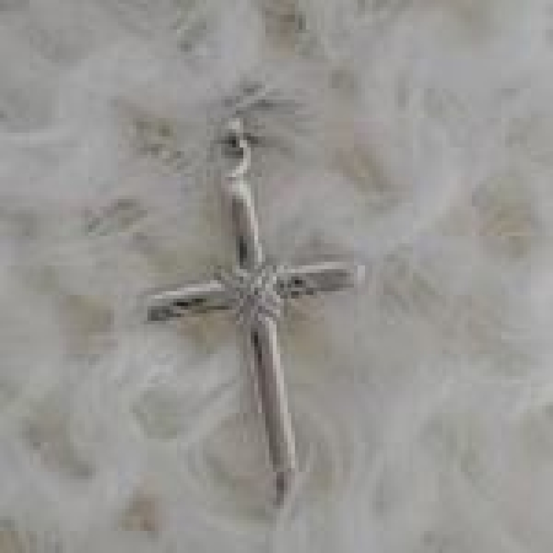 Pingente Cruz Masculina c/ Corda R