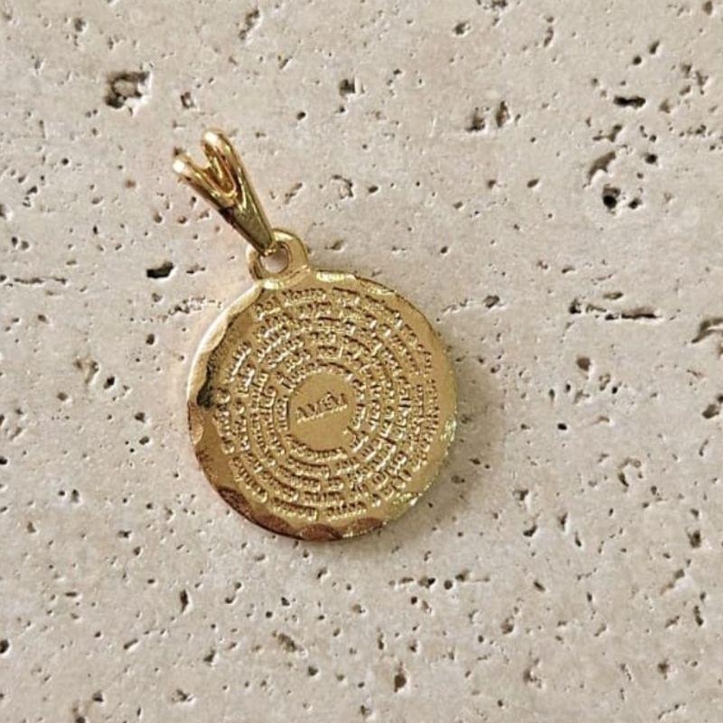 Pingente Pai Nosso Diamantado 1,5cm