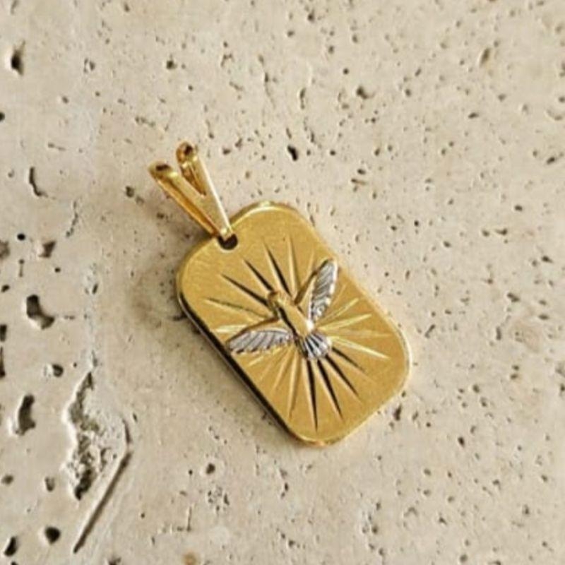 Pingente Placa Espirito Santo