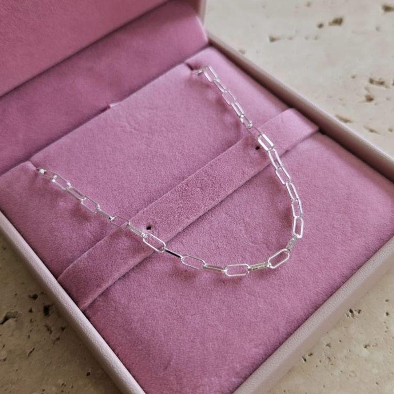 Pulseira Cartier Fina Msculina 21cm Prata