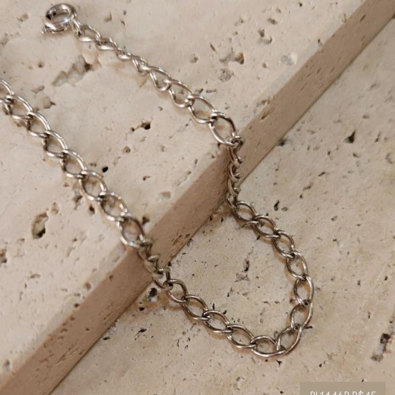 Pulseira Corrente Elo Alongado R