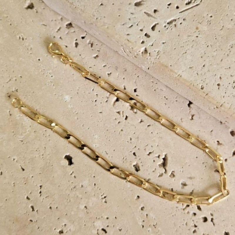 Pulseira Elos Alongados 21cm