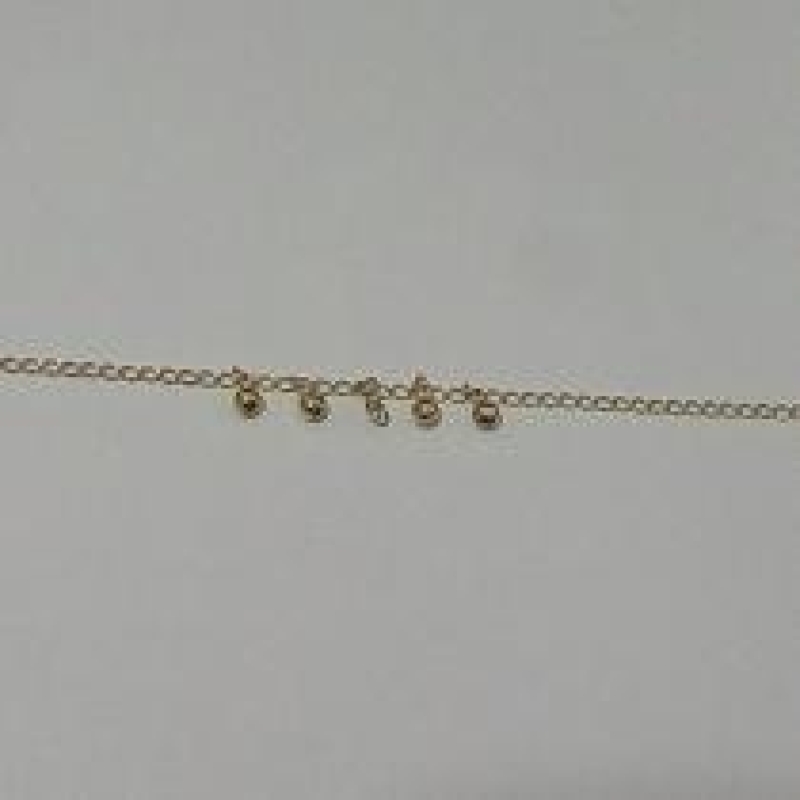 Tornozeleira Bolinhas/Cristal